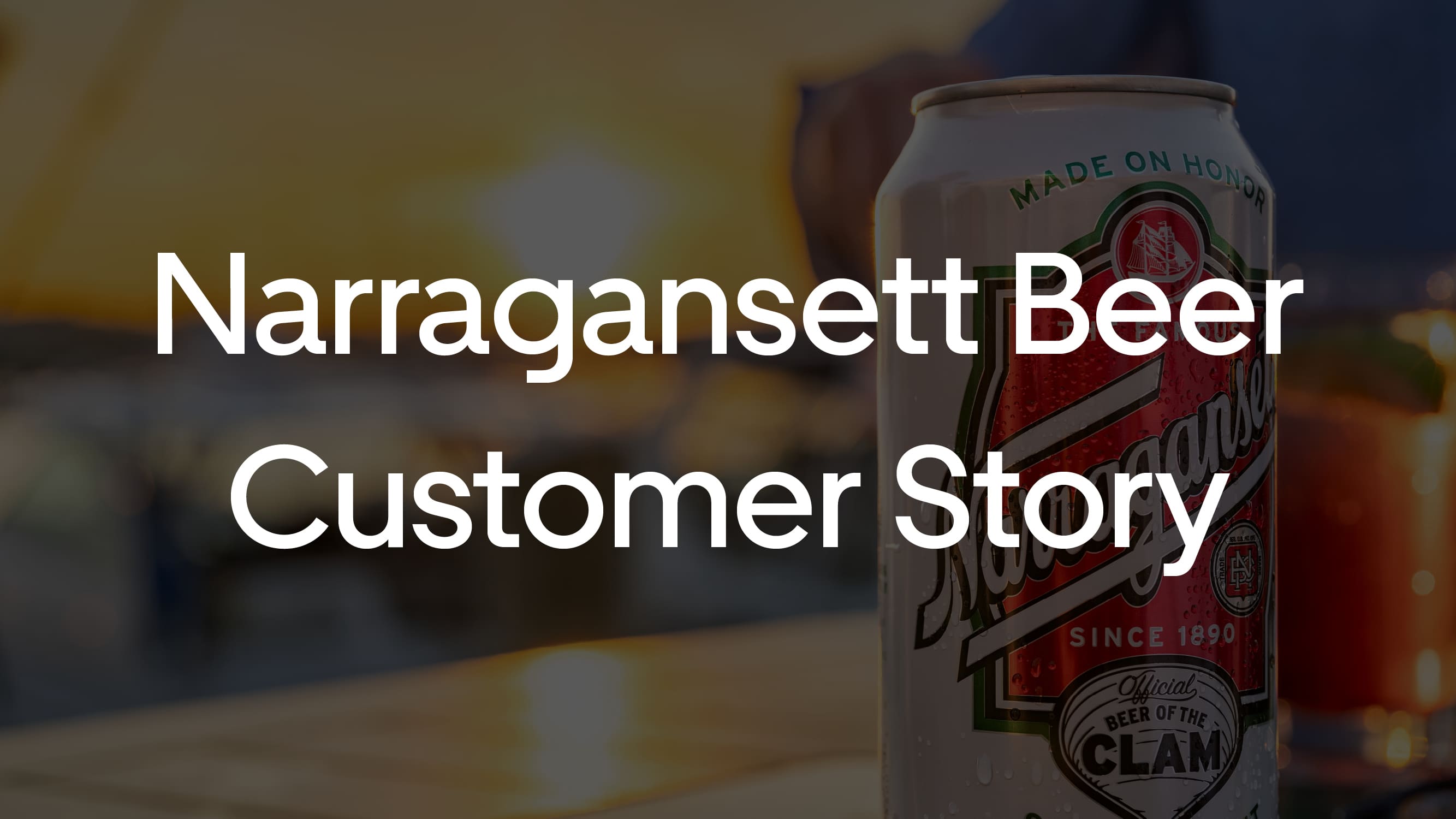 Narragansett beer